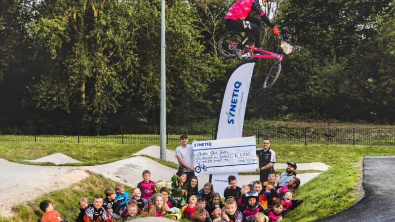 SYNETIQ gets kids active through Cheshire BMX Club sponsorship