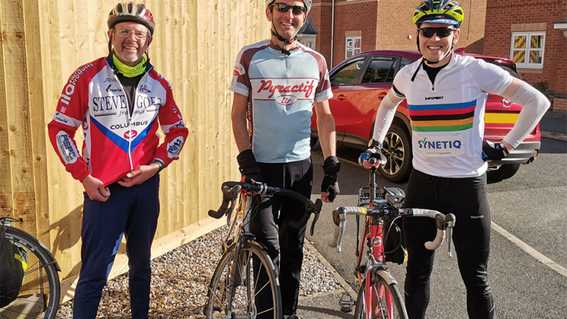 SYNETIQ saddle up for charity bike ride