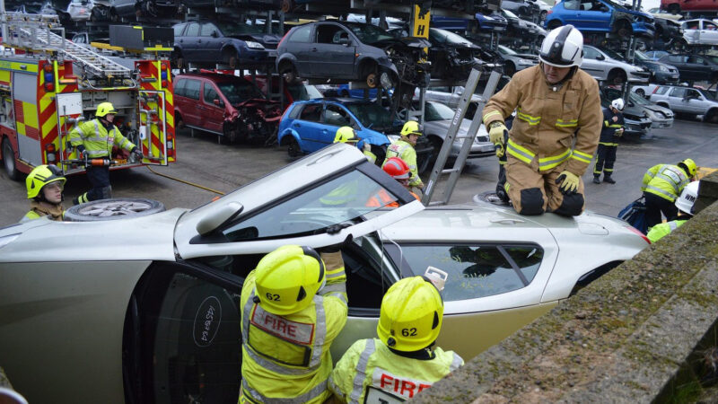 West Yorkshire Fire and Rescue Service practice emergency training with SYNETIQ.