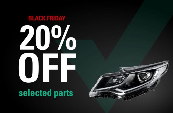 Save 20% on selected parts in our Black Friday sale