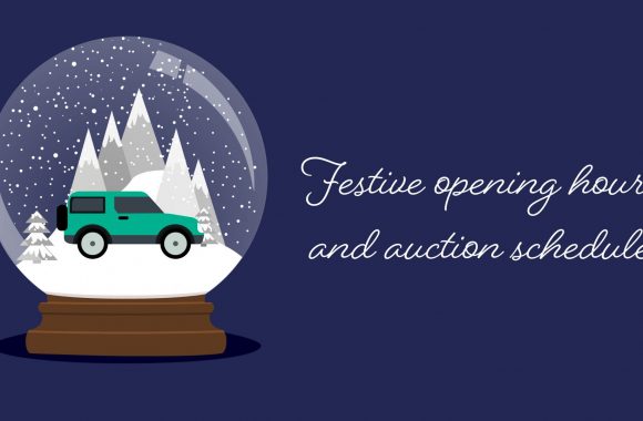 2023 festive opening hours and auction schedule